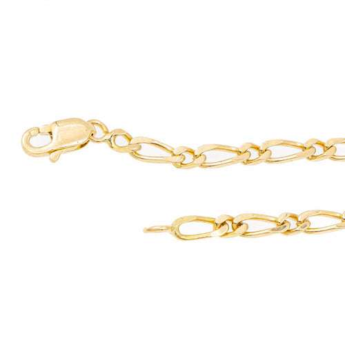Bracelet Bracelet maille Figaro en or jaune 18 carats 58 Facettes 2283459CN