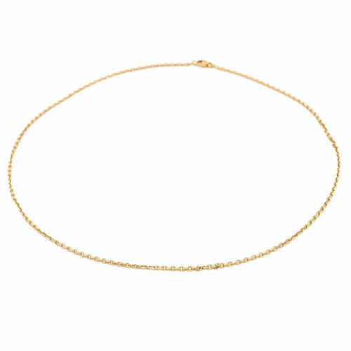 Collier Collier maille forçat en or jaune 18 carats 58 Facettes 2270823CN