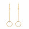 Boucles d'oreilles Transparence - Boucles d'oreilles pendantes en or jaune 18 carats 58 Facettes 578915RV