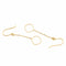 Boucles d'oreilles Transparence - Boucles d'oreilles pendantes en or jaune 18 carats 58 Facettes 578915RV