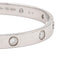 Bracelet Cartier Love - Bracelet jonc en or blanc et diamants 58 Facettes 2470646CN
