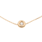 Bracelet Bracelet en or rose 18 carats avec diamant taille brillant 0,08 ct 58 Facettes 579014RV