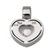 Pendentif Chopard Happy Diamonds - Pendentif cœur en or blanc et diamant mobile 58 Facettes 2308934CN