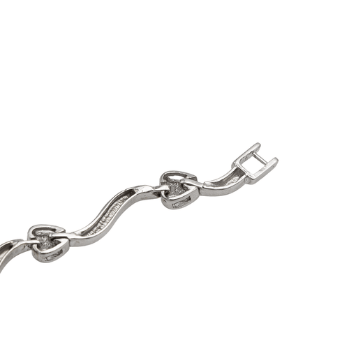 Collier Collier en or blanc 18 carats serti de diamants 58 Facettes 2363223CN