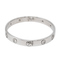 Bracelet Cartier Love - Bracelet jonc en or blanc serti de diamants 58 Facettes 2873481RV