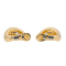 Boucles d'oreilles Fred - Boucles d'oreilles créoles Mouvementée en or jaune et diamants 58 Facettes 3010293CN