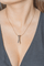 Collier Collier avec pendentif en or jaune et blanc 18 carats et diamants 58 Facettes 3073305CN