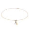 Collier Collier avec pendentif en or jaune et blanc 18 carats et diamants 58 Facettes 3073305CN