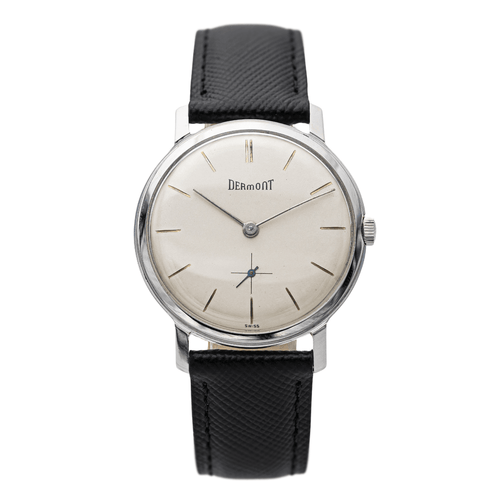 Montre Dermont - Montre en acier, cadran argenté 58 Facettes 3252966RV