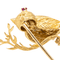 Broche Boucheron - Broche oiseau en or jaune et rubis 58 Facettes 3246212CN