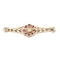 Broche Broche en or jaune, platine, perle mabé, rubis et diamants 58 Facettes 2947709CN