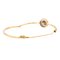 Bracelet Bracelet jonc - Perle de Tahiti et diamants en or jaune 58 Facettes 2833301CN