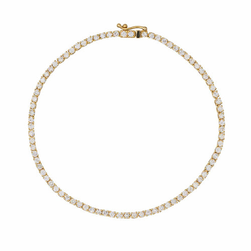 Bracelet Bracelet ligne en or jaune 18 carats et diamants 58 Facettes 3664468RV
