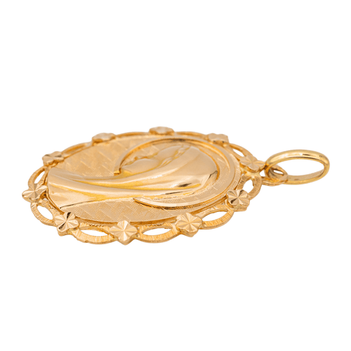 Pendentif Pendentif religieux Vierge Marie en or jaune 18 carats 58 Facettes 2886212CN
