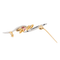 Broche Broche en or jaune 18 carats avec rubis et diamants 58 Facettes 3670083CN