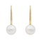 Boucles d'oreilles Boucles d'oreilles en or jaune 18 carats avec perles et diamants 58 Facettes 3230368CN