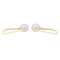 Boucles d'oreilles Boucles d'oreilles en or jaune 18 carats avec perles et diamants 58 Facettes 3230368CN