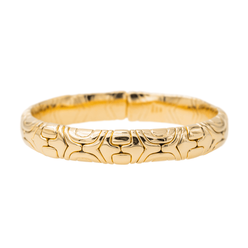 Bracelet Bulgari Alveare - Bracelet jonc en or jaune 18 carats 58 Facettes 3704296CN