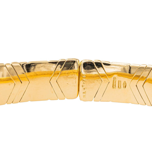 Bracelet Bulgari Alveare - Bracelet jonc en or jaune 18 carats 58 Facettes 3704296CN