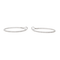 Boucles d'oreilles Créoles - Boucles d’oreilles en or blanc 18 carats et diamants 58 Facettes 3853169RV