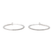 Boucles d'oreilles Créoles - Boucles d’oreilles en or blanc 18 carats et diamants 58 Facettes 3853169RV