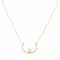 Collier Collier en or rose 18 carats avec perle de culture blanche 58 Facettes 2883061CN