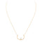 Collier Collier en or rose 18 carats avec perle de culture blanche 58 Facettes 2883061CN