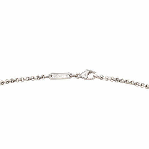 Collier Chopard Happy Diamonds - Collier cœur en or blanc avec diamant 58 Facettes 3798066RV