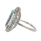 Bague 53 Bague marquise en or blanc, aigue-marine et diamants 58 Facettes 2905284CN