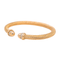 Bracelet Bracelet jonc en or rose 18 carats serti de diamants 58 Facettes 3462405CN