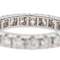 Bague 52 Bague alliance américaine en or blanc 18 carats et diamants 58 Facettes 3743723CN