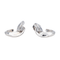 Boucles d'oreilles Boucles d’oreilles créoles - Or blanc 18 carats et diamants 58 Facettes 3837304RV