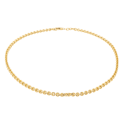 Collier Collier maille jaseron en or jaune 18 carats 58 Facettes 1132933CD