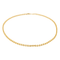 Collier Collier maille jaseron en or jaune 18 carats 58 Facettes 1132933CD