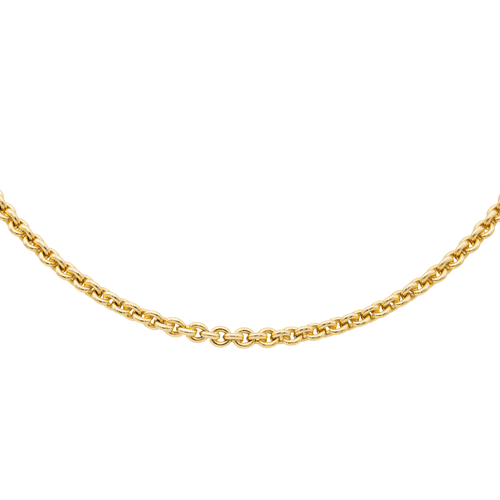 Collier Collier maille jaseron en or jaune 18 carats 58 Facettes 1132933CD