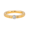 Bague 54 Bague solitaire en or rose 18 carats et diamants 58 Facettes 3753464RV