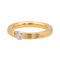 Bague 54 Bague solitaire en or rose 18 carats et diamants 58 Facettes 3753464RV