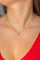 Collier Collier solitaire - Pendentif diamant en or rose 18 carats 58 Facettes 2360820CN