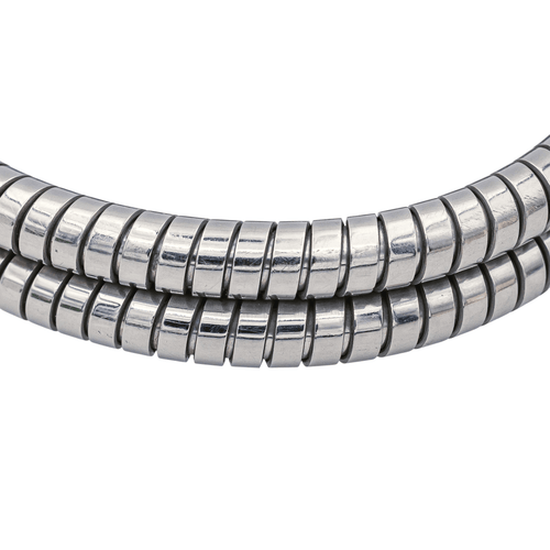 Bracelet Bulgari - Bracelet jonc Tubogas en or jaune et acier 58 Facettes 3904033CN