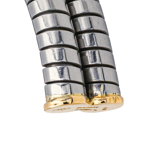 Bracelet Bulgari - Bracelet jonc Tubogas en or jaune et acier 58 Facettes 3904033CN