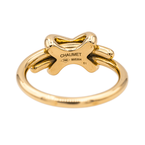Bague 50 Chaumet Jeux de Liens - Bague en or rose 18 carats et diamants 58 Facettes 3876017CN