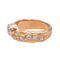 Bague 50 Bague en or rose 18 carats sertie de diamants 58 Facettes 3824008CN