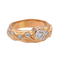 Bague 50 Bague en or rose 18 carats sertie de diamants 58 Facettes 3824008CN