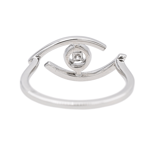 Bague 53.5 Messika Lucky Eye - Bague en or blanc et diamants 58 Facettes 4098659RV