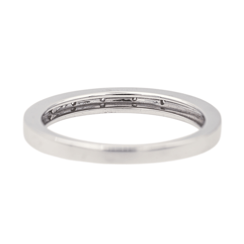 Bague 54 Alliance - Bague en or blanc diamant 58 Facettes 4098646RV