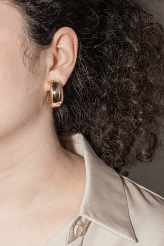 Boucles d'oreilles Mauboussin - Boucles d’oreilles demi-créoles clip en or jaune 18 carats 58 Facettes 4061785CN