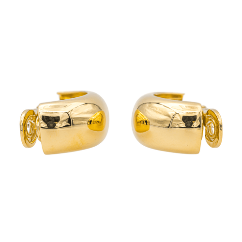 Boucles d'oreilles Mauboussin - Boucles d’oreilles demi-créoles clip en or jaune 18 carats 58 Facettes 4061785CN