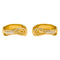 Boucles d'oreilles Mauboussin - Boucles d’oreilles demi-créoles clip en or jaune 18 carats 58 Facettes 4061785CN