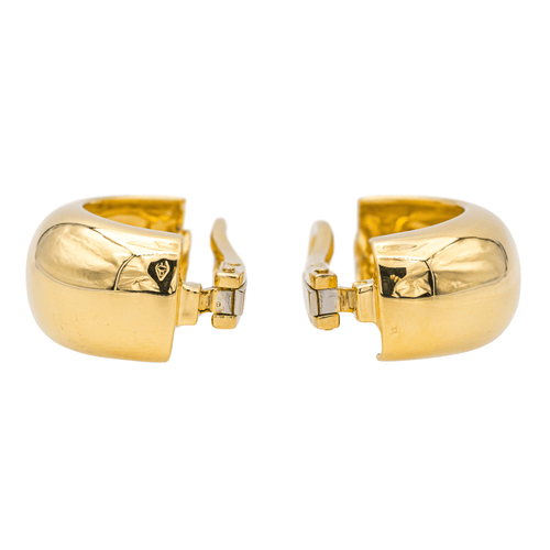 Boucles d'oreilles Mauboussin - Boucles d’oreilles demi-créoles clip en or jaune 18 carats 58 Facettes 4061785CN