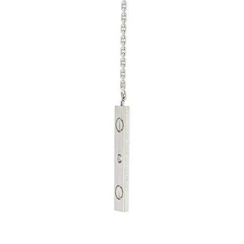 Collier Cartier Love - Collier négligé en or blanc et diamant 58 Facettes 4155735CN